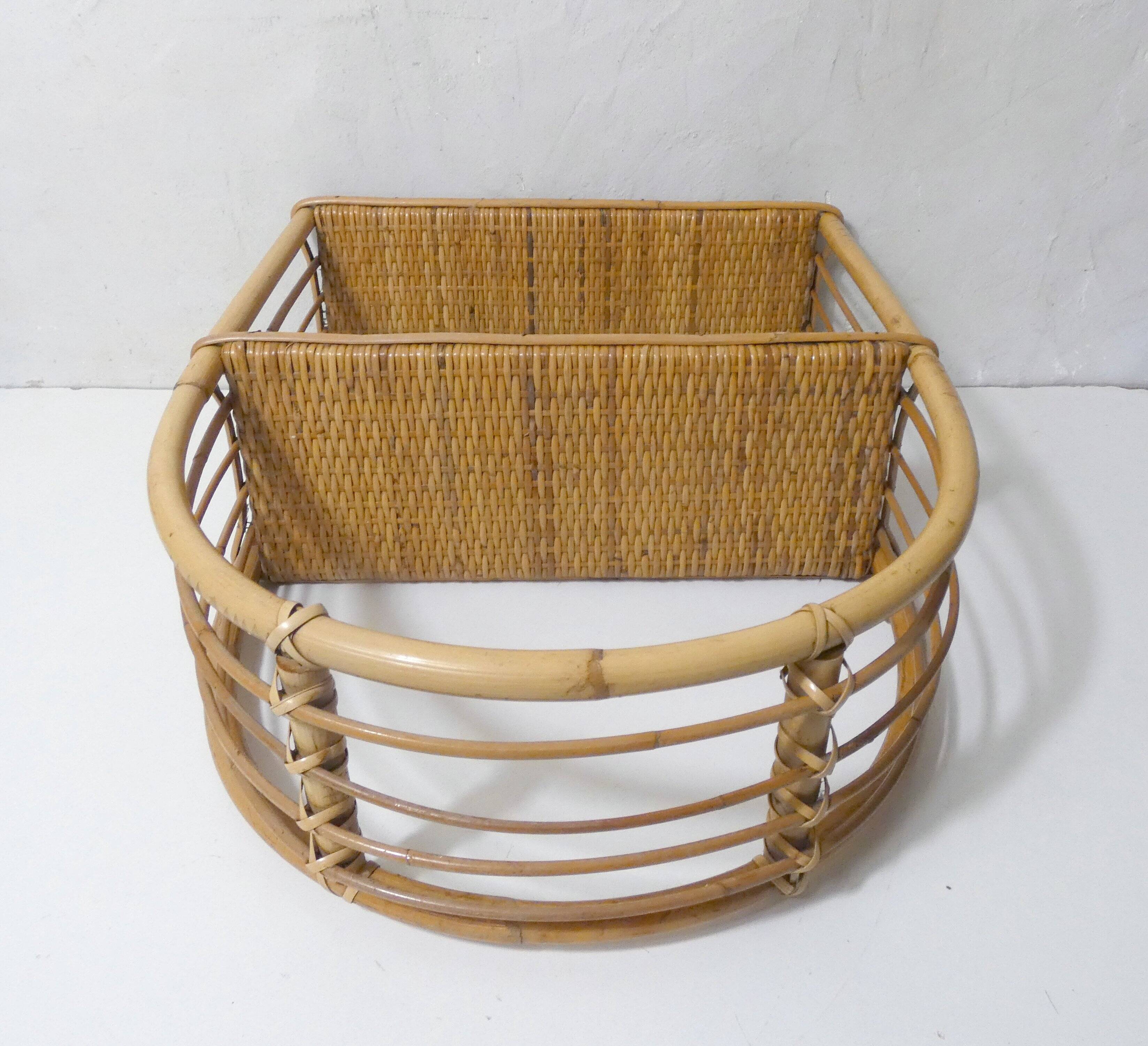 rattan shelf