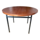 Table ronde en teck années 60