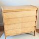 Commode vintage rénovée, années 50-60, chêne blond