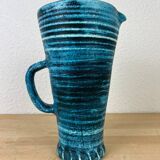 Accolay blue ceramic pitcher