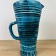 Accolay blue ceramic pitcher
