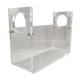 Vintage plexiglass magazine rack 1970