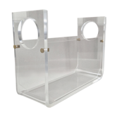 Porte-revues vintage en plexiglas 1970