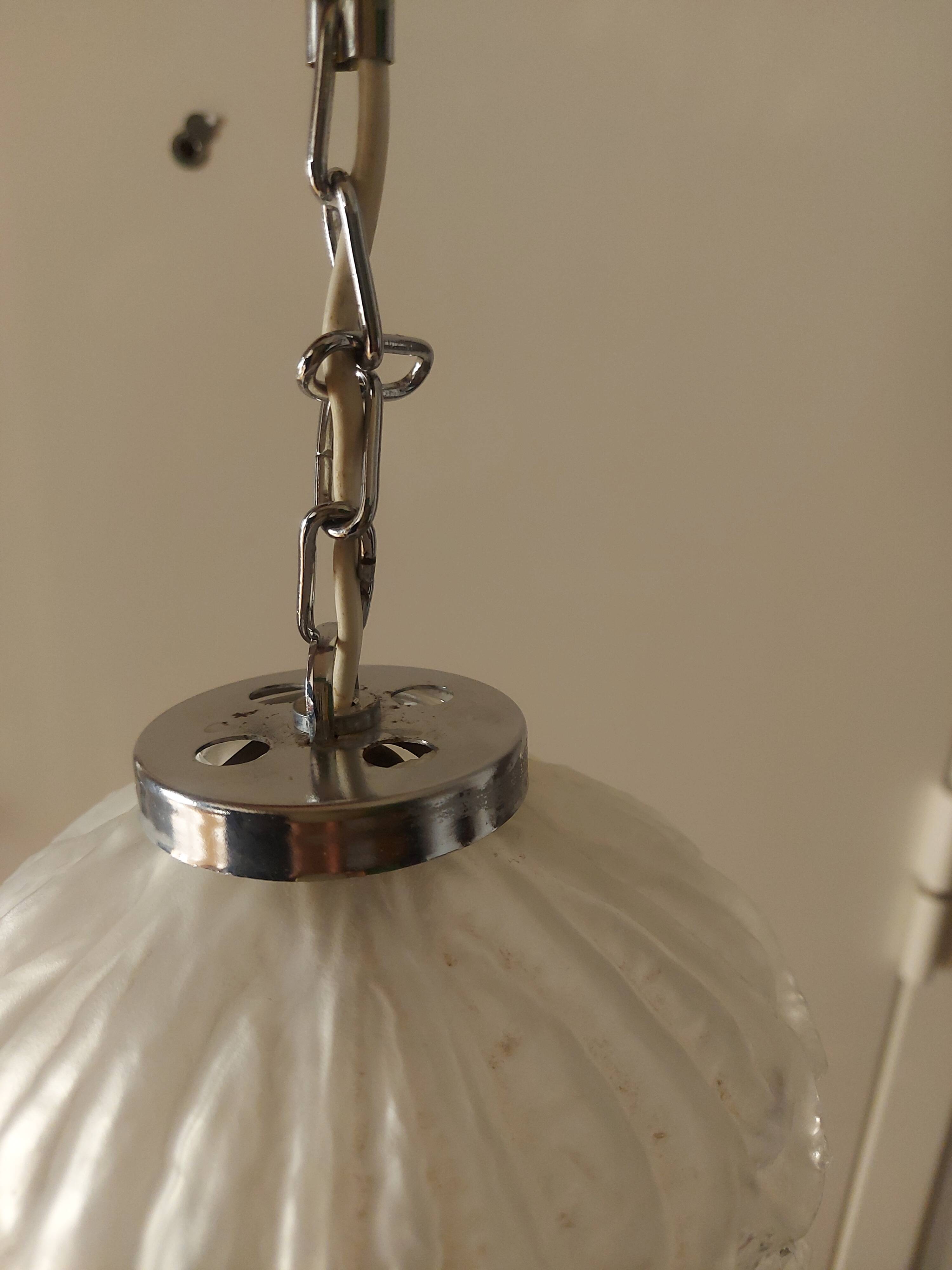 Art deco chandelier suspension
