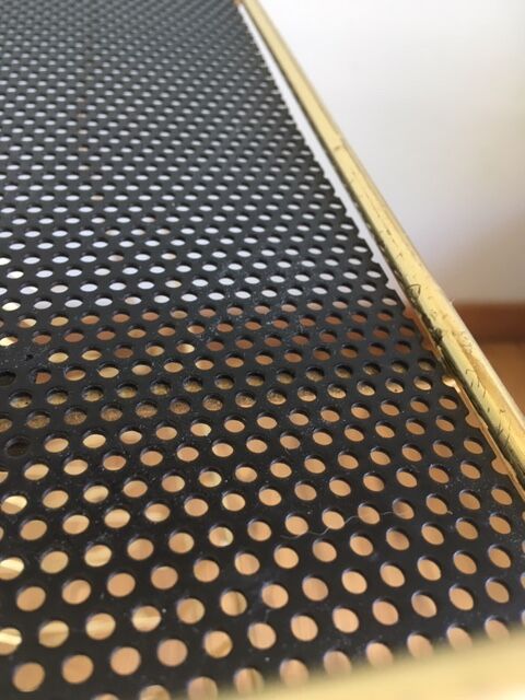 Side table door gold and black vinyls