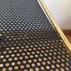 Side table door gold and black vinyls