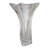 Large crystal vase Royale de Champagne Bayel - Vintage - Signed