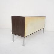 Pierre Guariche for Meurop credenza in vinyl, France 1960's