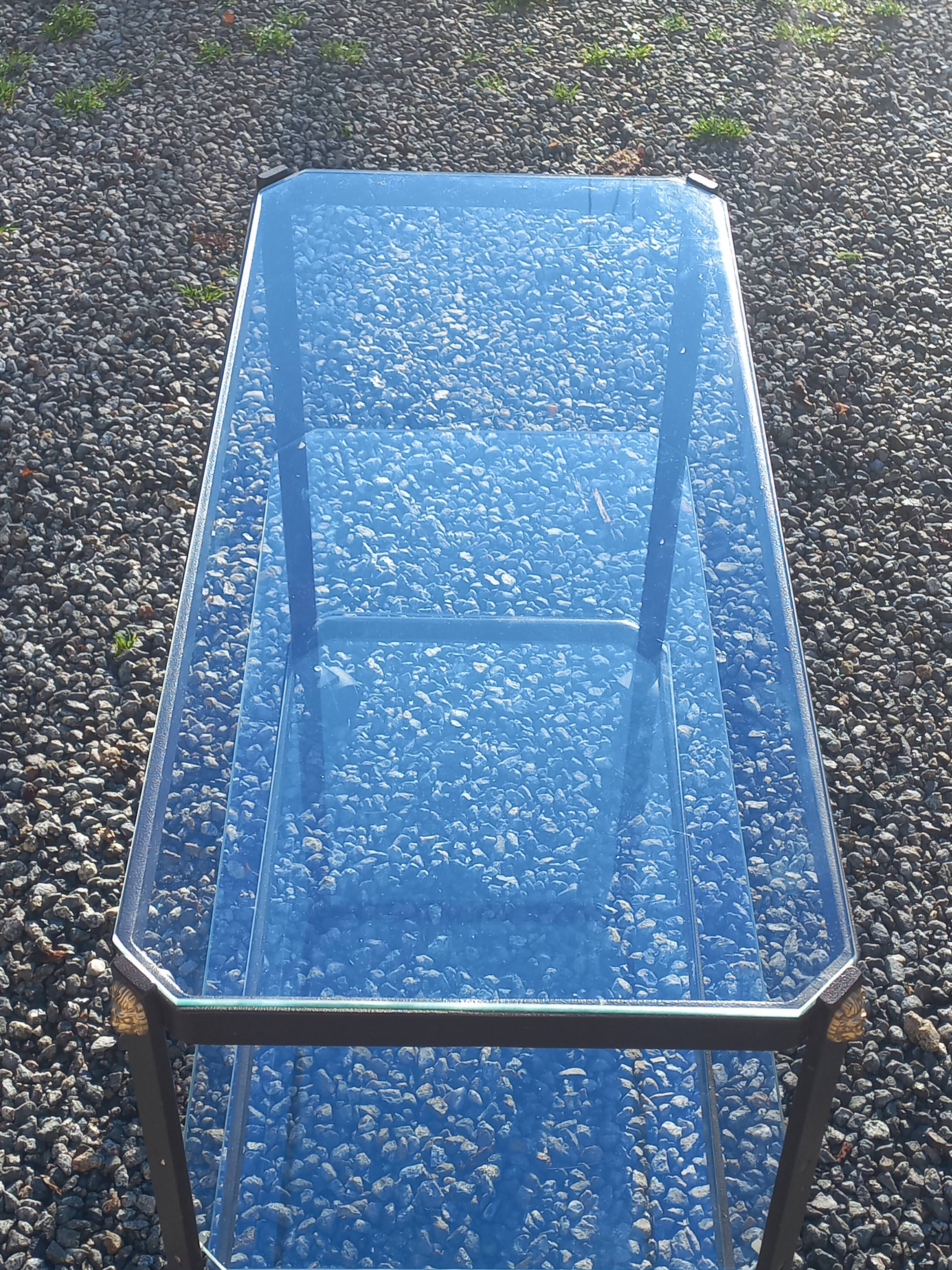 Rolling dessert trolley designed by Pierre Vandel