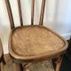 Set of 4 bistro chairs in curved wood of beech Luterma 30s