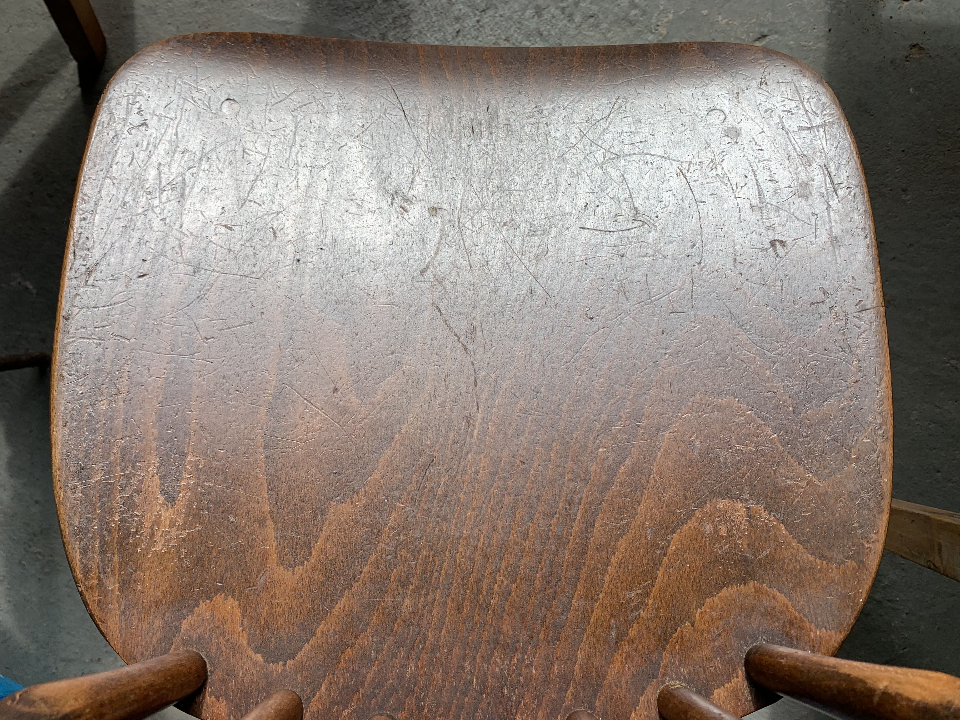 Set of 4 Baumann bistro chairs, Tacoma model