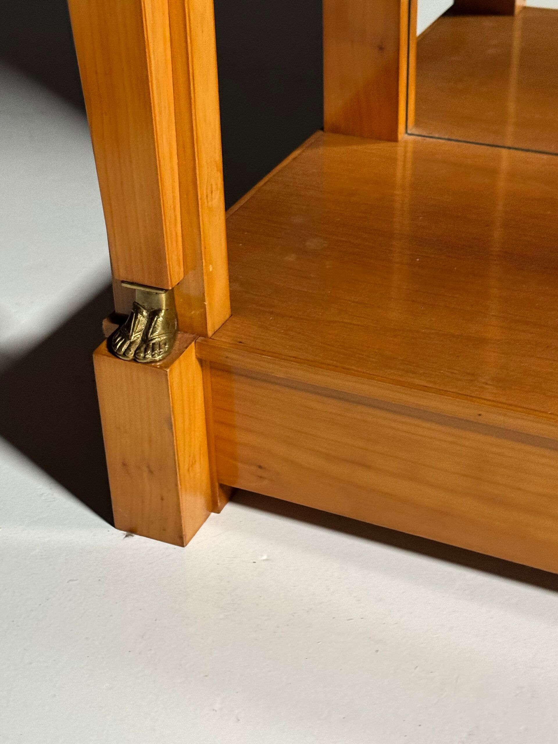 Empire style trumeau with marble top