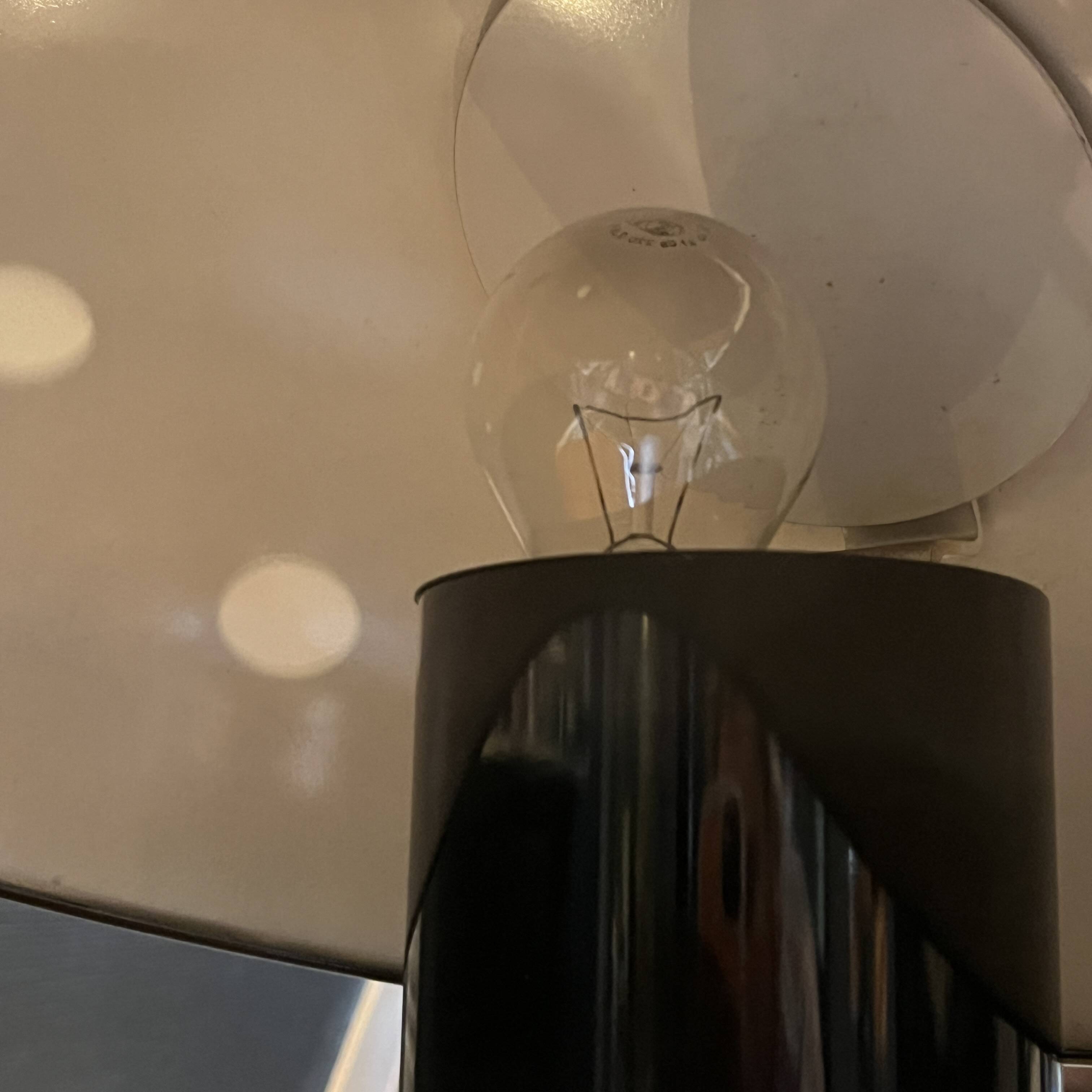 Table or desk lamp, franco mirenzi by valenti luce 'vaga' italian design 1978