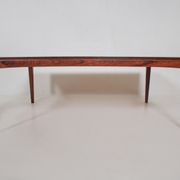 Table basse danoise en palissandre de rio, 1960s