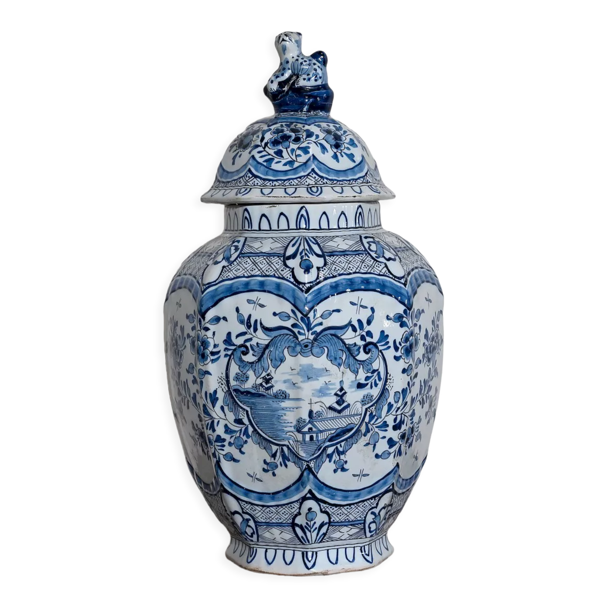 Delft earthenware vase - Early twentieth century