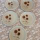 5 old Sarreguemines dessert plates