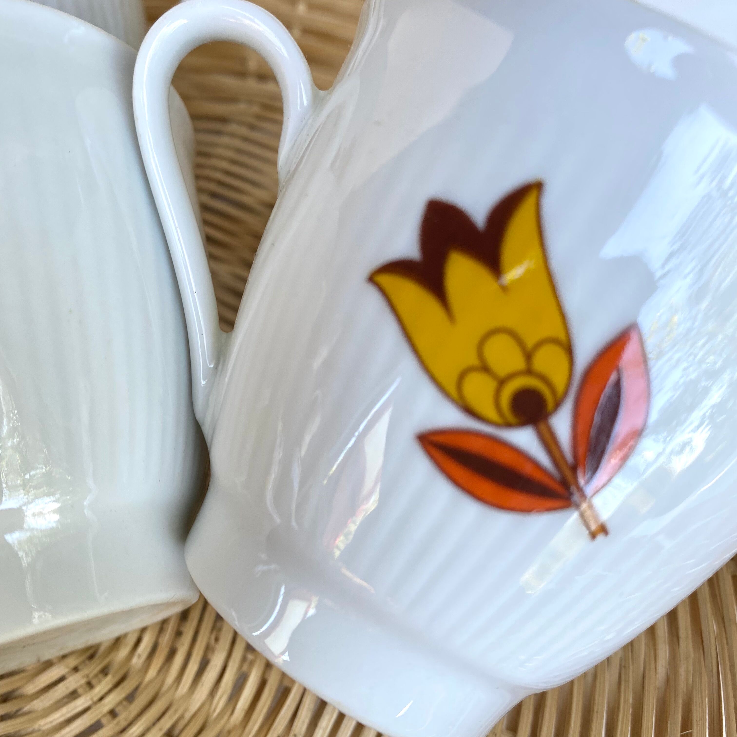 Vintage porcelain coffee cups