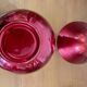 Poire à glaçons XL en métal rouge années 70