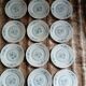 12 antique dessert plates in Chauvigny porcelain