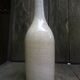 19th-century bottle in vernissée earth
