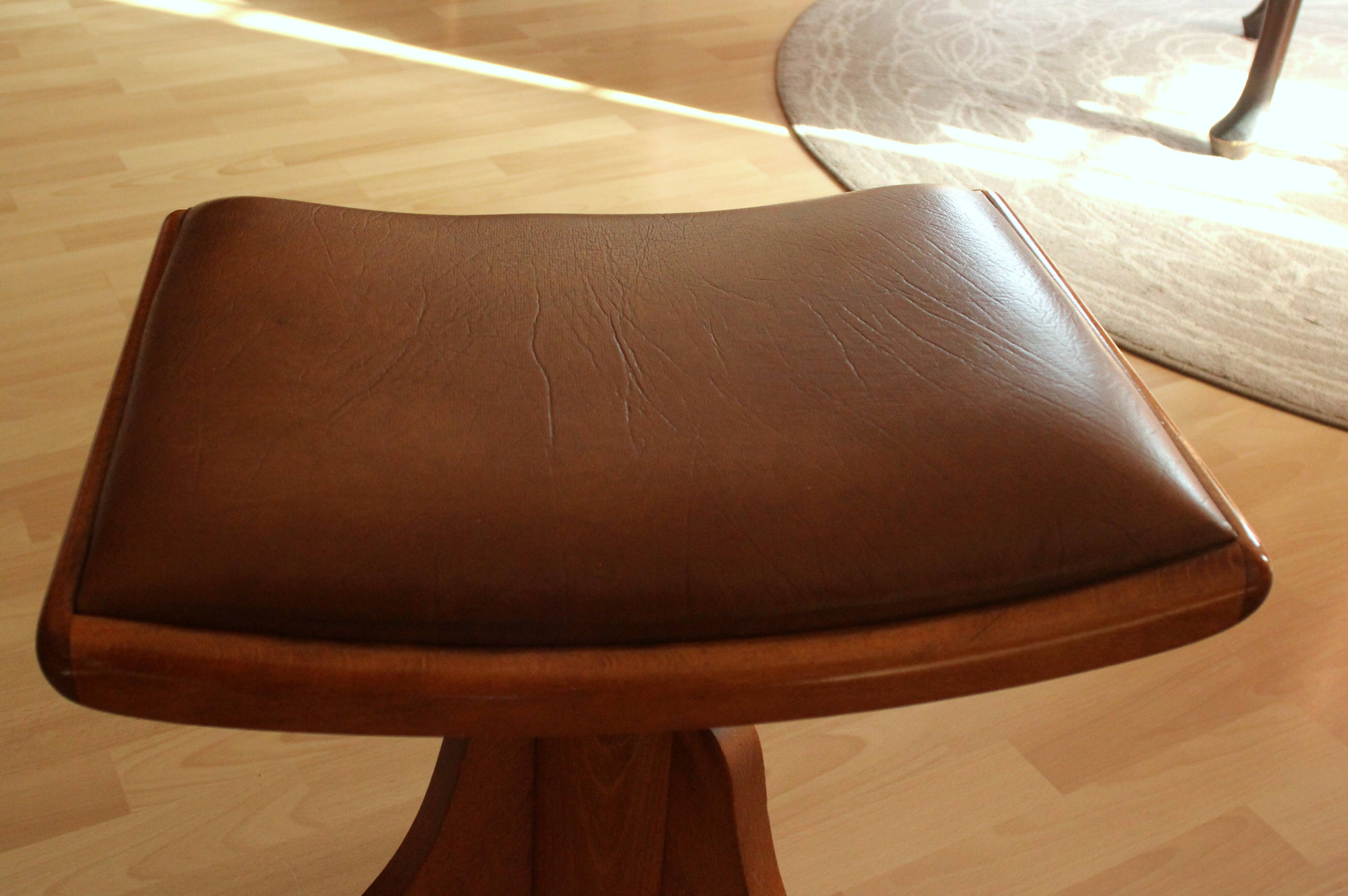 Mid Century piano stool from the 70s - Vintage