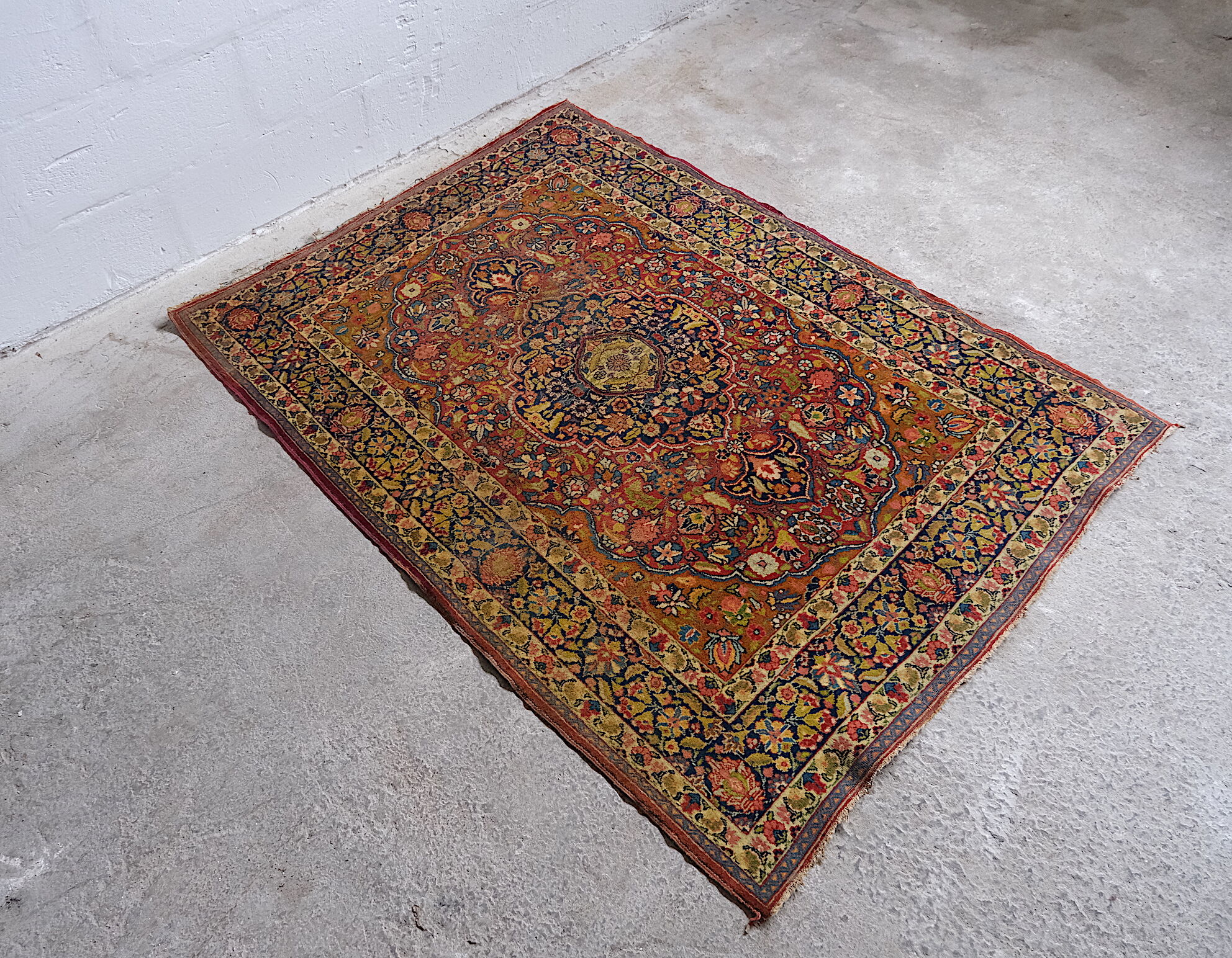 Ancient Persian Carpet, Hand Made, 1920's