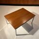Table basse en acier et teck, 1970