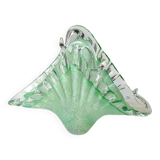 Pocket tray/Mail holder/Letter holder. Organic aquatic form. Blown Art Glass Murano Italy