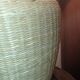 Wicker lamp and rope