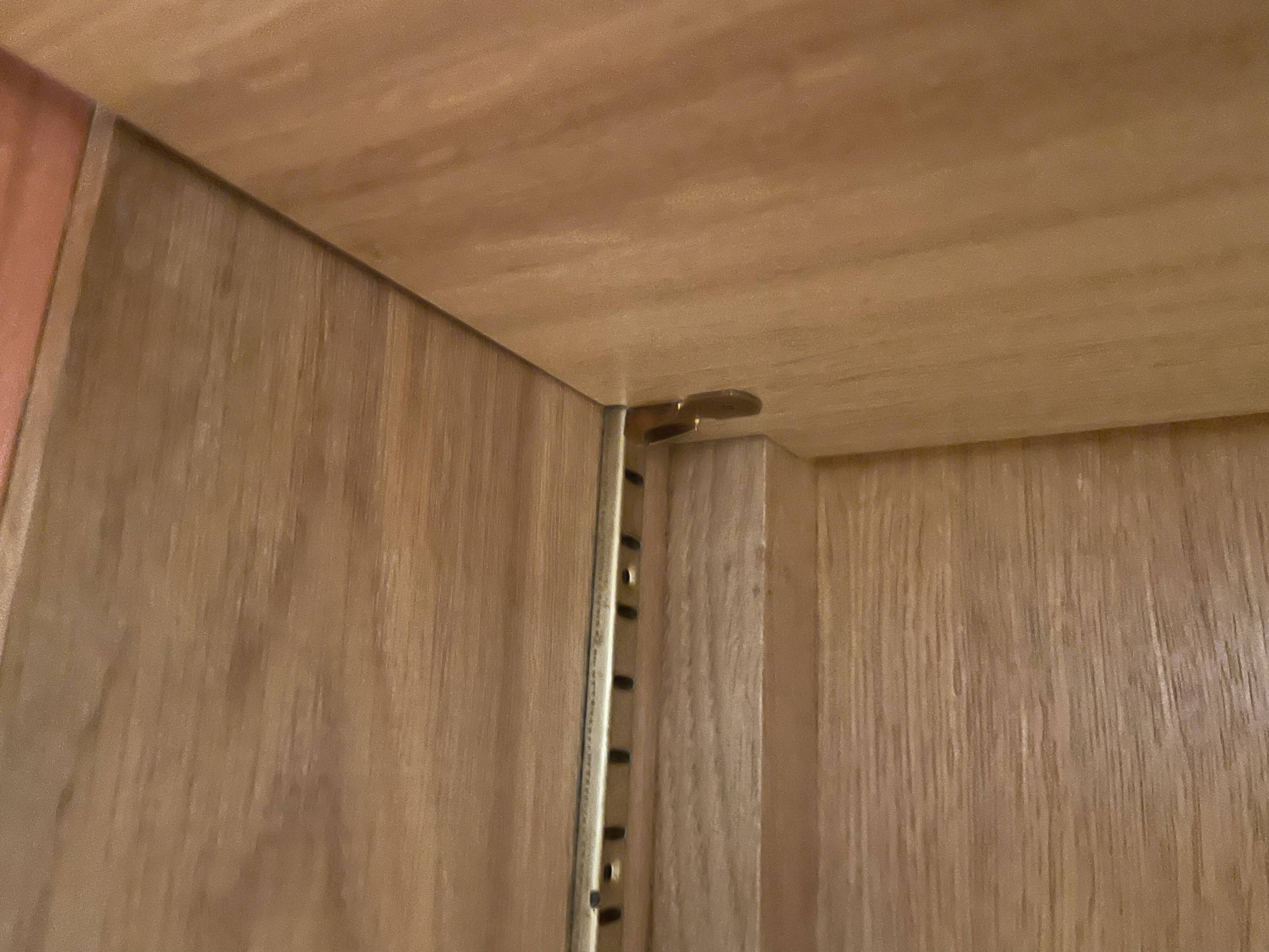 Wardrobe in solid oak