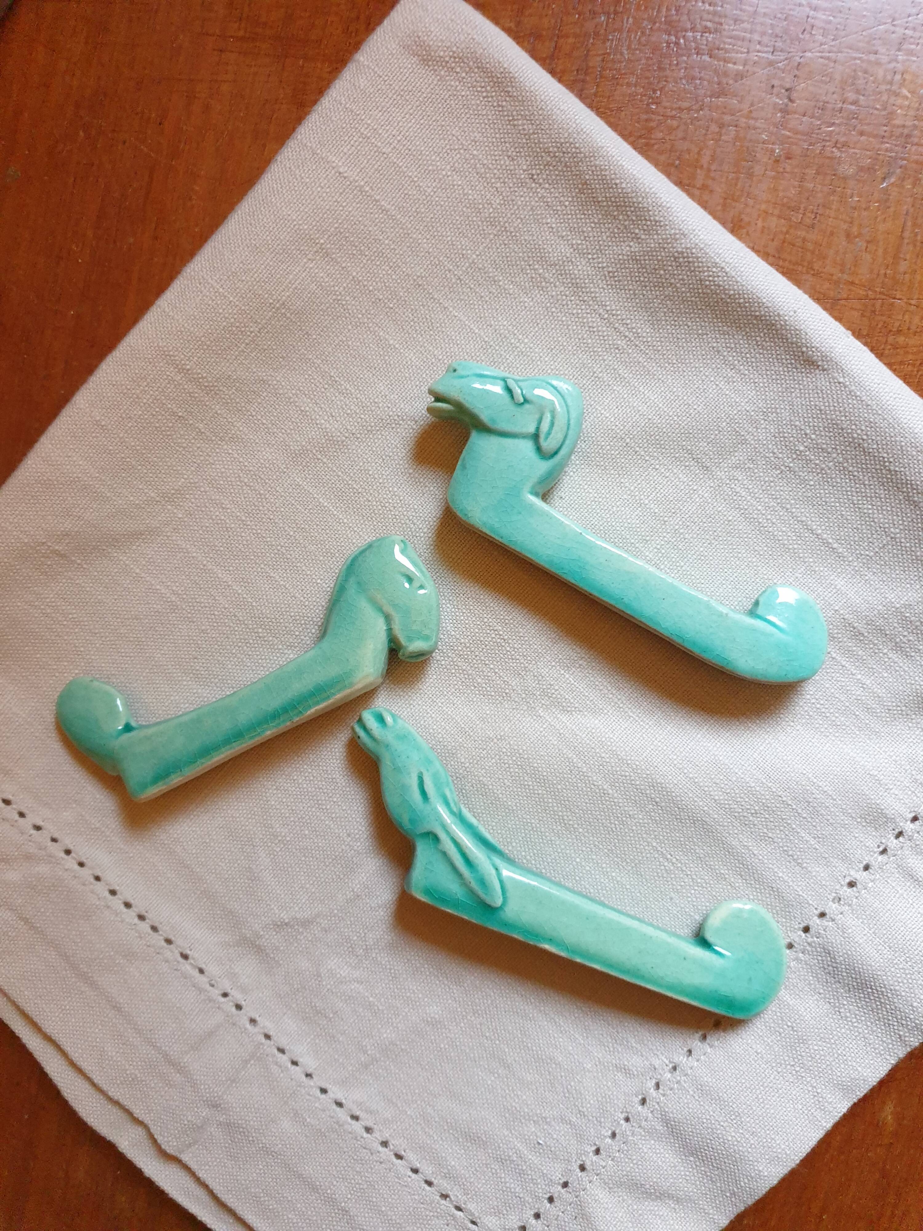 Suite of 10 slurry knife holders