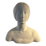 Buste en plâtre