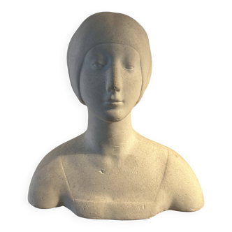 Buste en plâtre