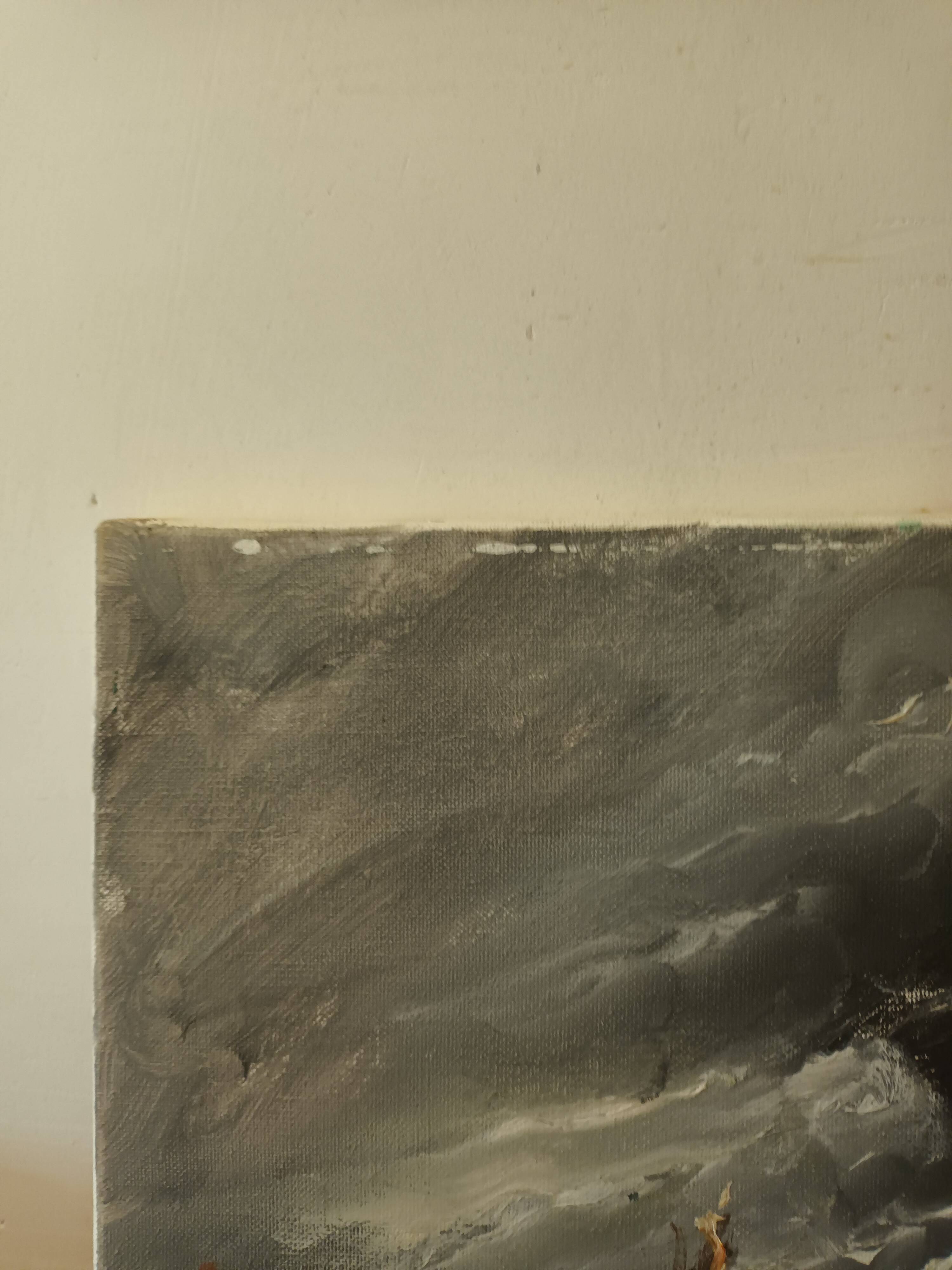 Landscape canvas painting