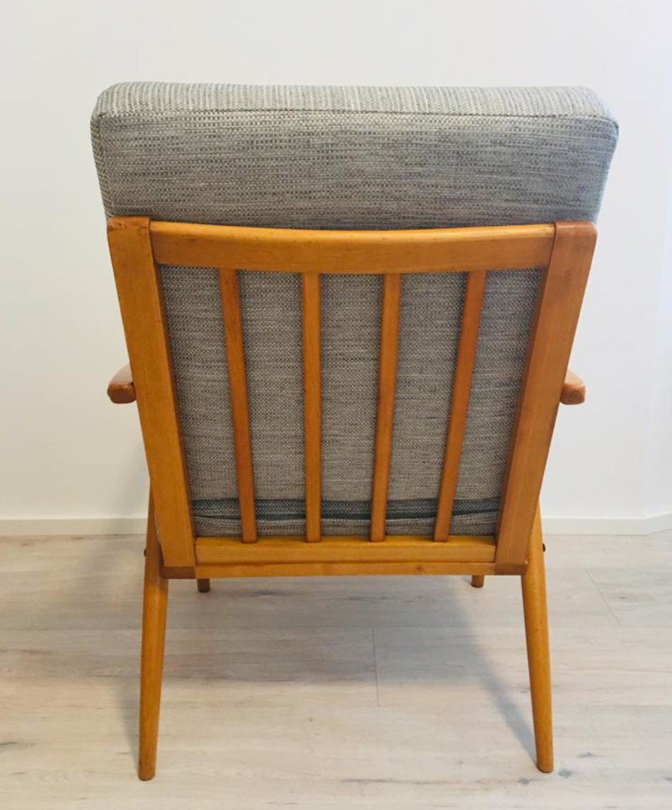 Grey Boomerang armchair