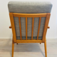 Grey Boomerang armchair