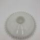 Corrugated opaline glass wafer