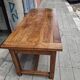 Large farmhouse table in walnut.