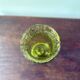 bougeoir en verre bullé vert biot années 60