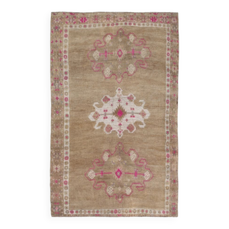 Oversize brown oushak rug, 194x300cm