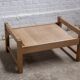 Table de plateau en chêne, années 1960, Van Den Berghe Pauvers, Belgique