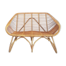 2 seater rattan bench