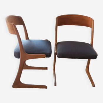 Pair of Baumann Kangaroo chairs