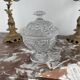 Moulded and cut crystal drageoir from Creusot Baccarat early 19th century