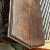 Pair of Gothic style cabinets in dark oak from the 19th century.