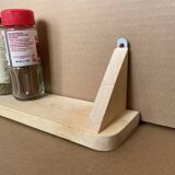 Small wooden wall shelf