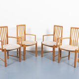 Set of 4 Danish dining chairs by Hans J. Frydendal for Boltinge Stolefabrik