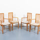 Set of 4 Danish dining chairs by Hans J. Frydendal for Boltinge Stolefabrik