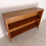Vintage oak open bookcase