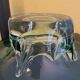 Glass fruit bowl